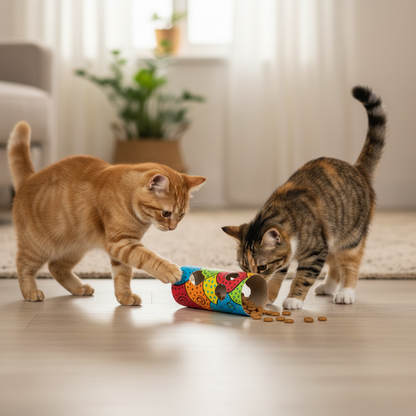 双猫分工合作